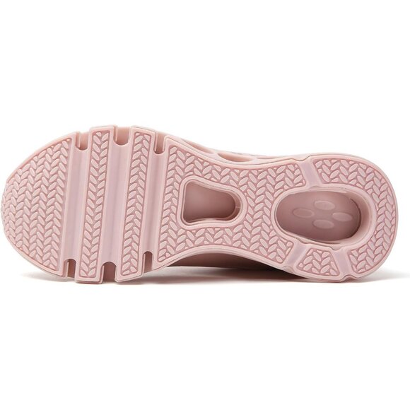 Women's Cream Walking Running Tennis Blade Non Slip Athletic Sneakers Shoes - Picture 4 of 6